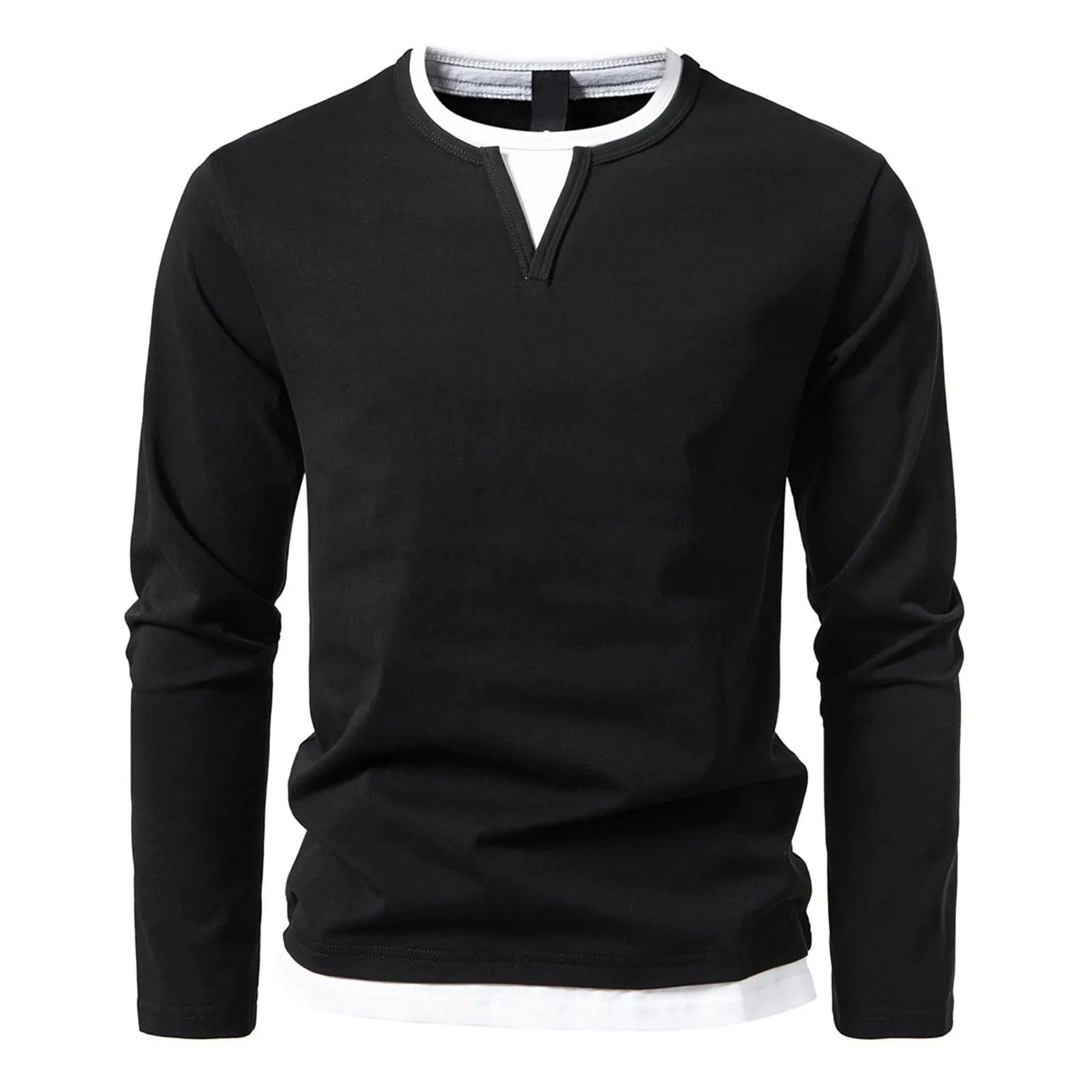 Coen™ Casual Men's Long Sleeve with V-Neck