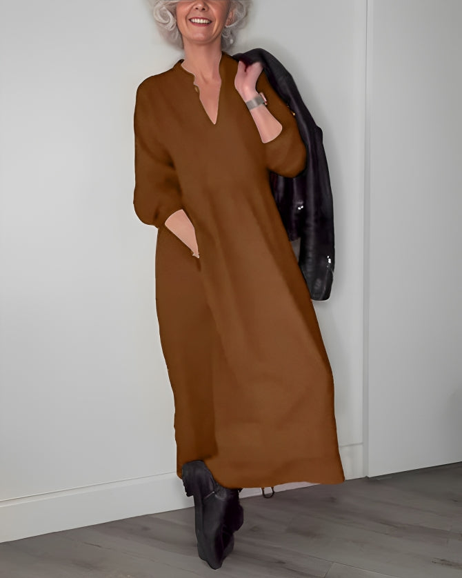 Long Sleeve Maxi Cocktail Dress for Women | Occasion & Evening