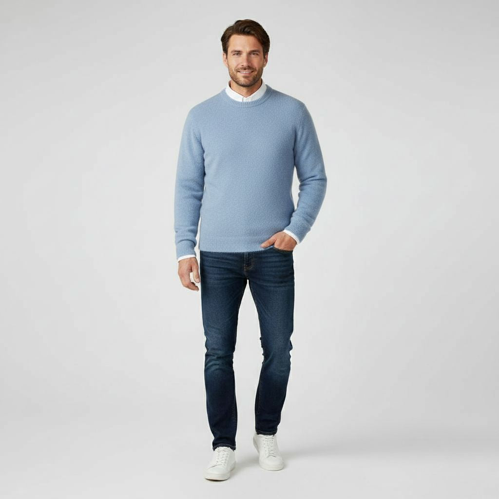 Lode™ Elegant Men's Sweater with Collar Detail