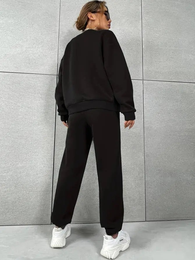 Lea | Trendy Chic Tracksuit [Pullover+Pants]