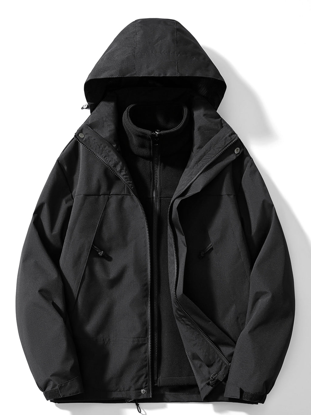Men's Winter Outdoor Jacket with Hood | 3in1