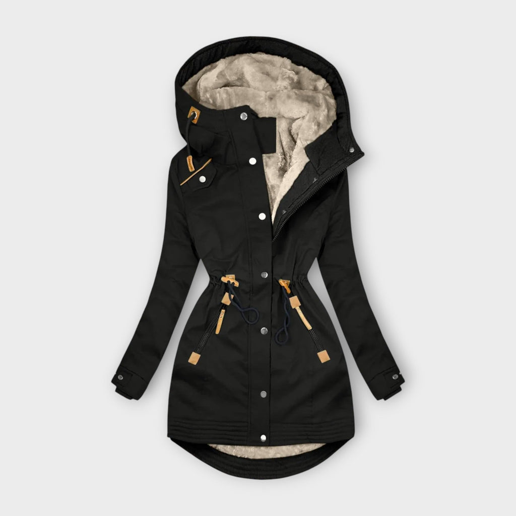 Insulated Water Repellent Regular Fit Winter Coat for Women | Machine Washable