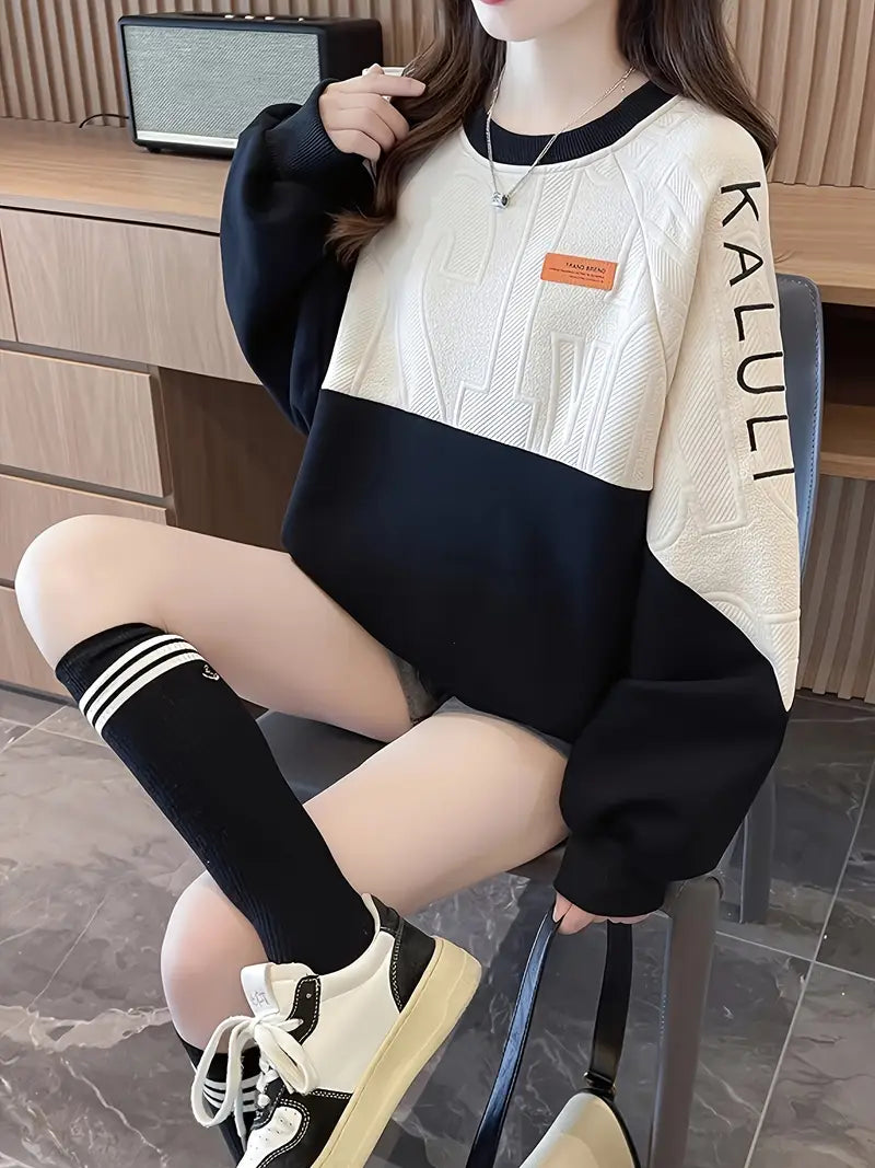 Evelien™ Fashionable Colorblock Sweater for Women