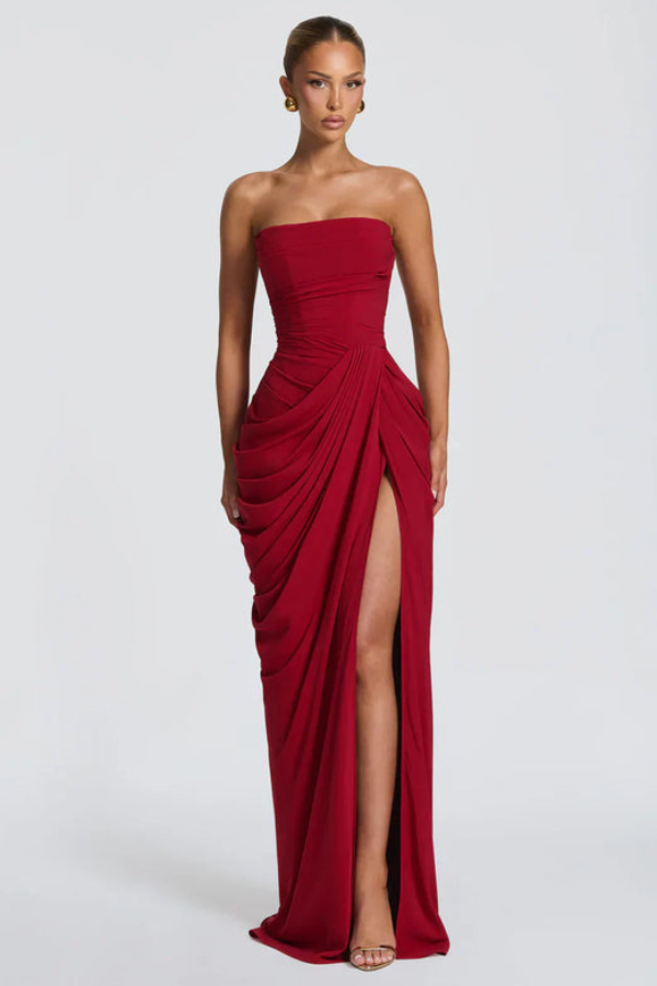 Flowing Maxi Occasion Dress for Women