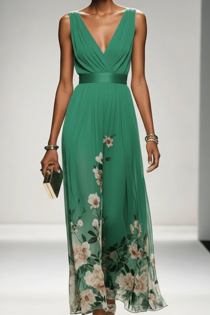 Romantic Floral Maxi Dress