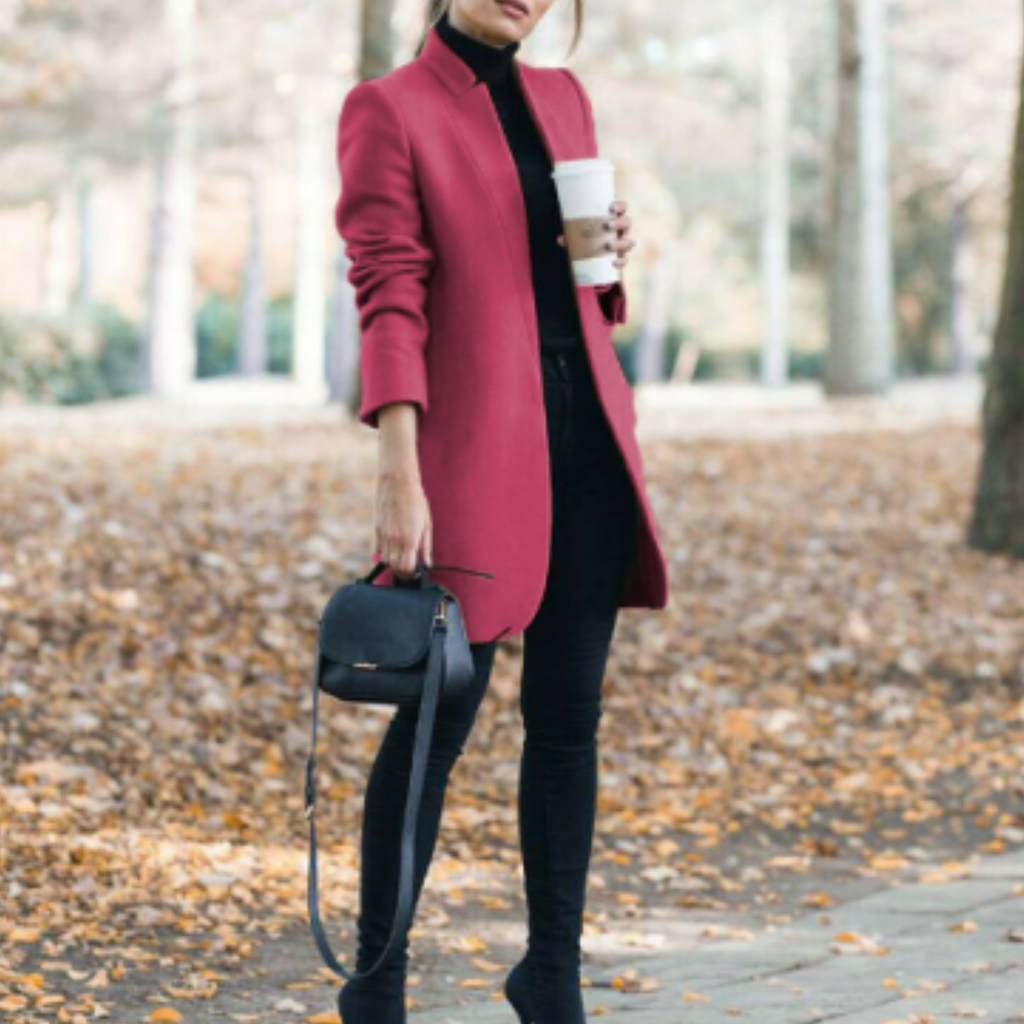 Women's Winter Coat with High Collar | Stylish and Warm