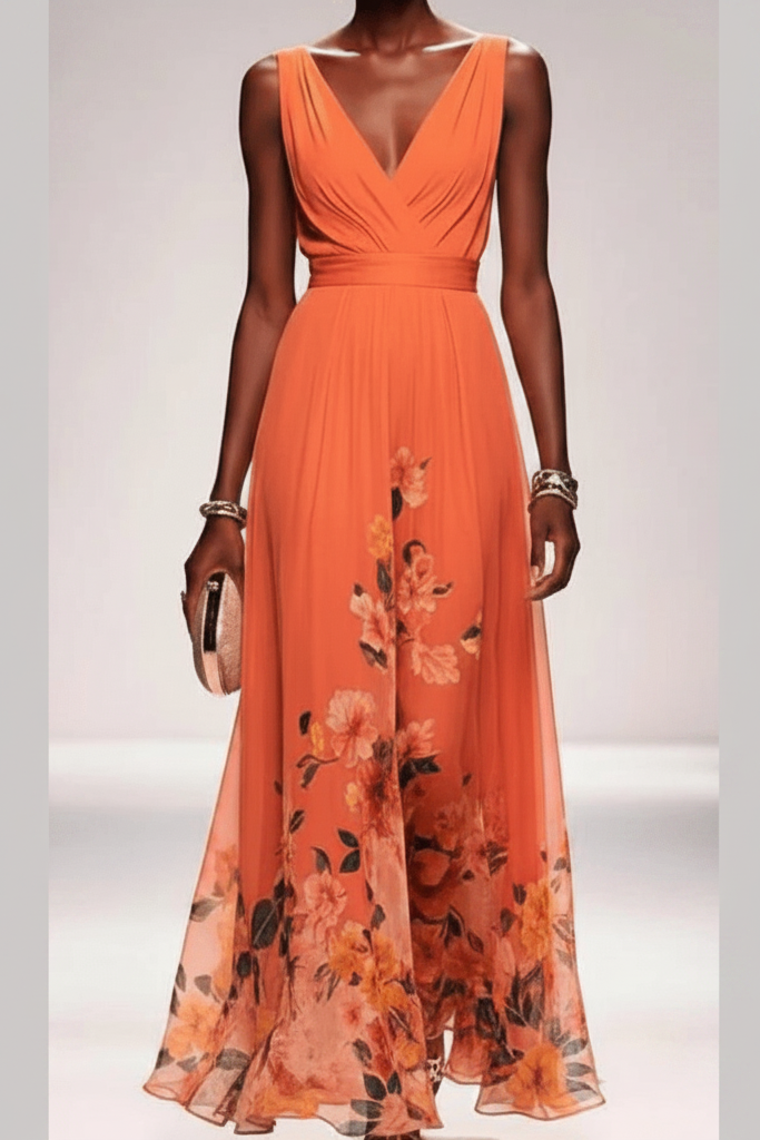 Romantic Floral Maxi Dress