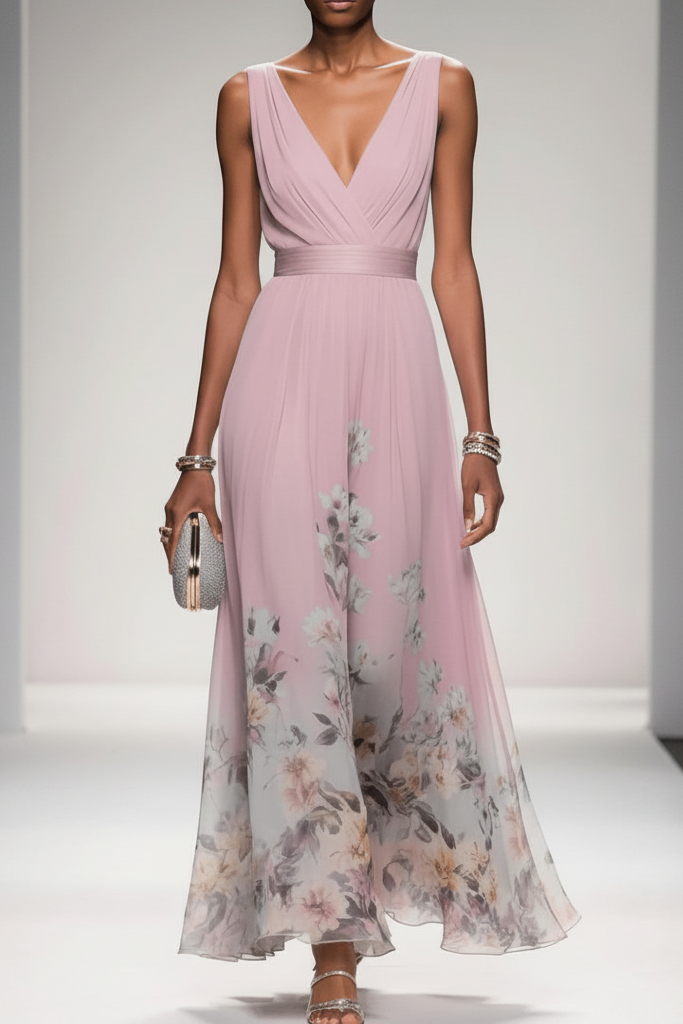 Romantic Floral Maxi Dress
