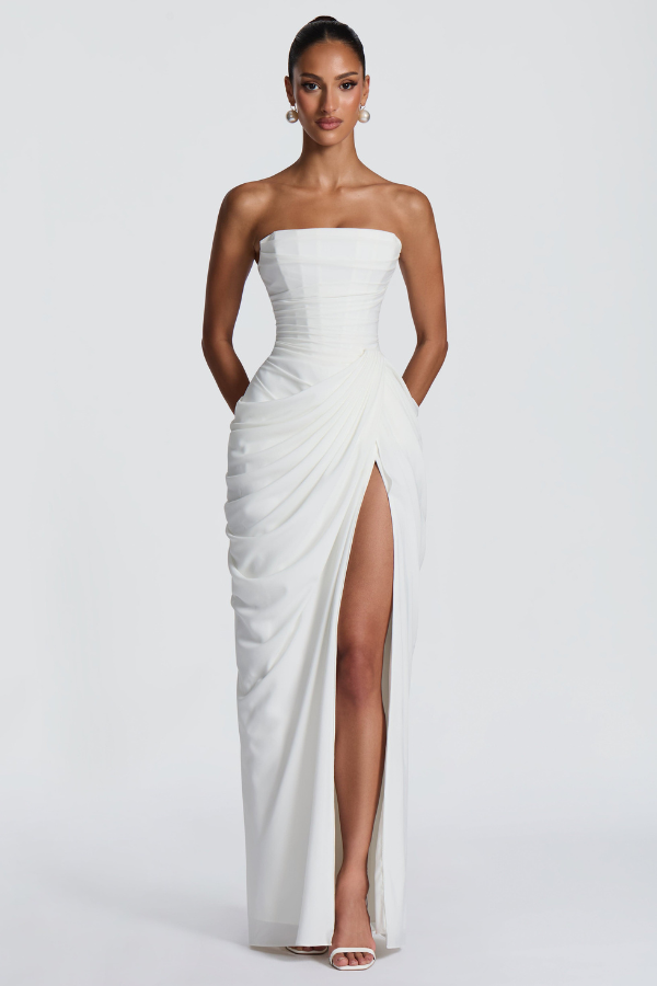 Flowing Maxi Occasion Dress for Women