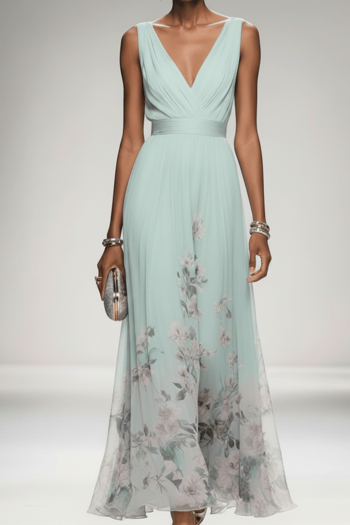 Romantic Floral Maxi Dress