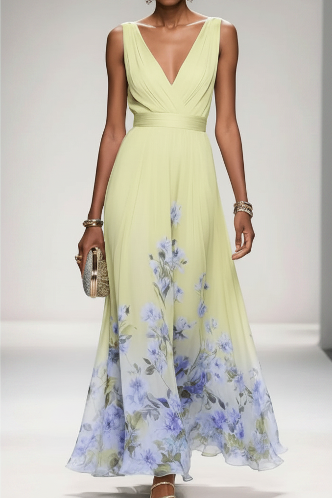 Romantic Floral Maxi Dress