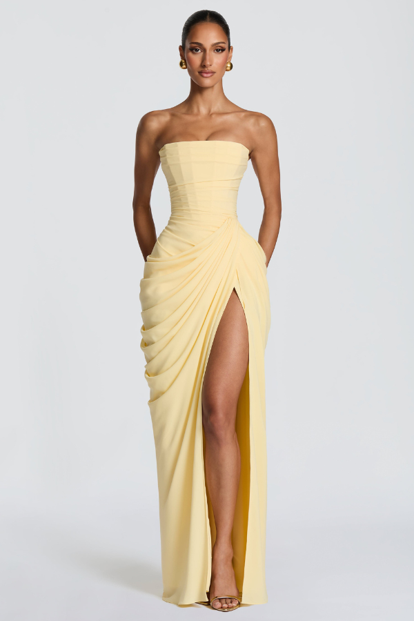 Flowing Maxi Occasion Dress for Women