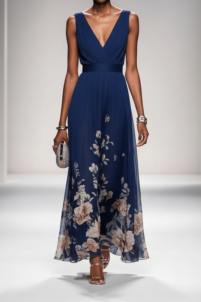Romantic Floral Maxi Dress