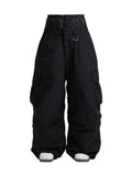 Loose Fit Baggy Cargo Snowboard Pants for Men | Winter Sports Multi Pocket