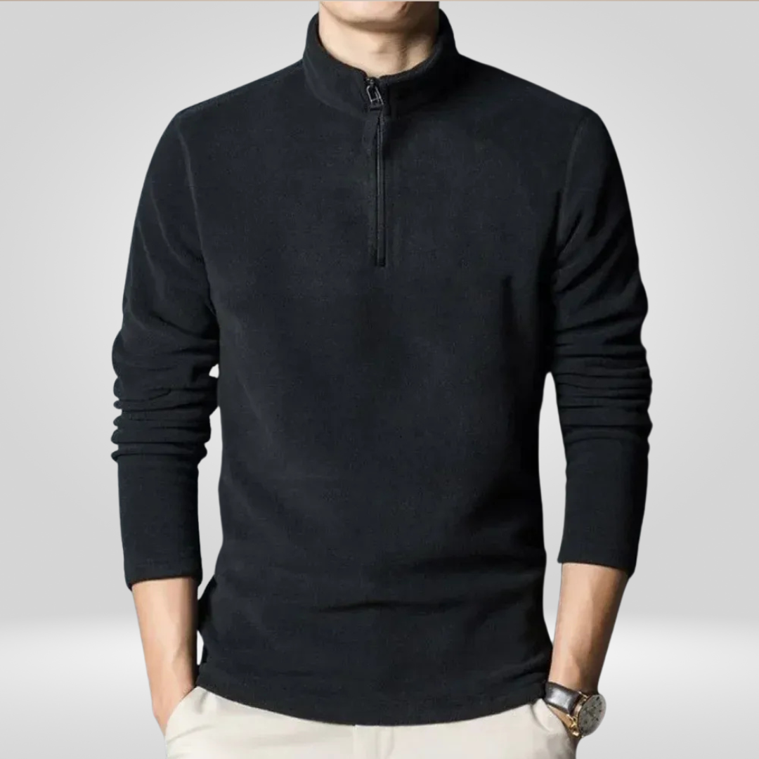 Fleece Hoodie with Zipper for Men – Warm and Comfortable Design