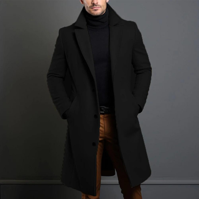 Men's Long Coat | Winter Warm Elegant Style