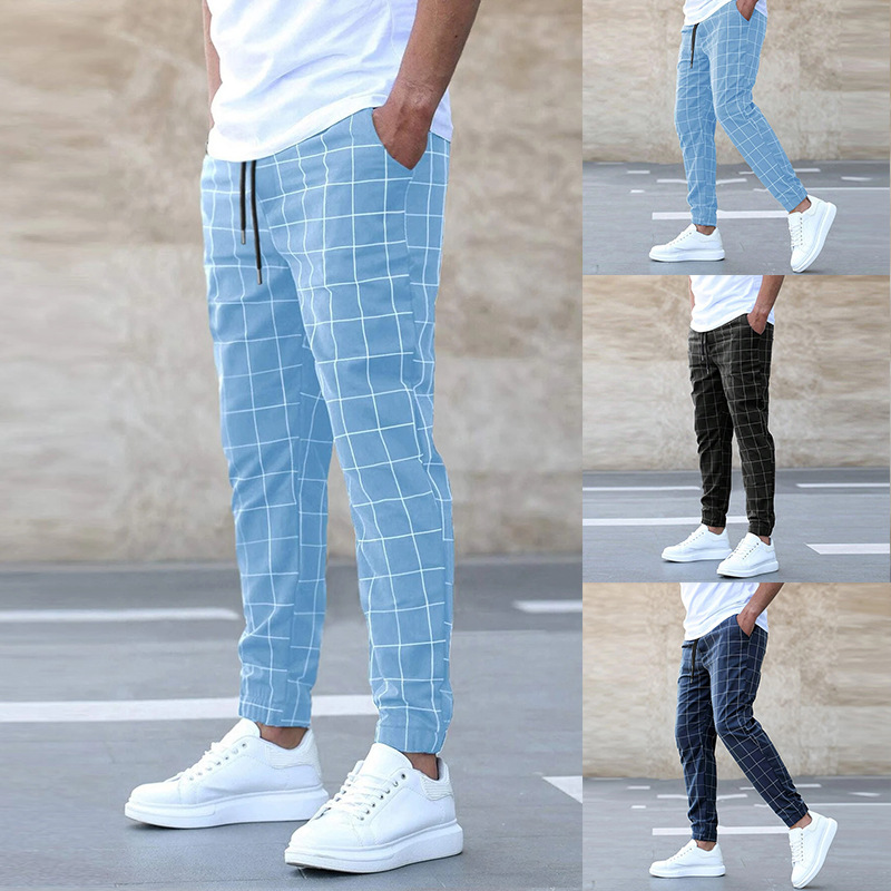 Gray Loose Fit Jogger Style Pants with Elastic Waistband for Men | Casual Wear