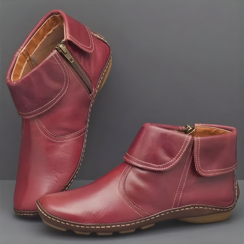 Waterproof Orthopedic Boots with Arch Support and Slip Resistant Sole for Women