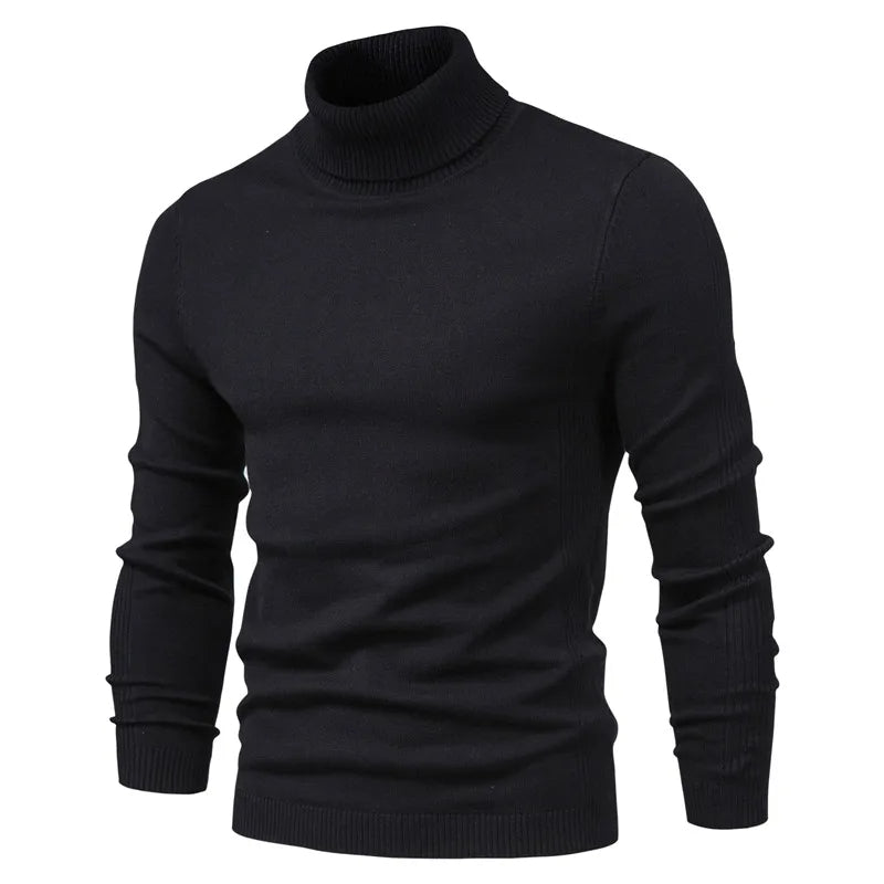 Men's Turtleneck Sweater with Slim Fit