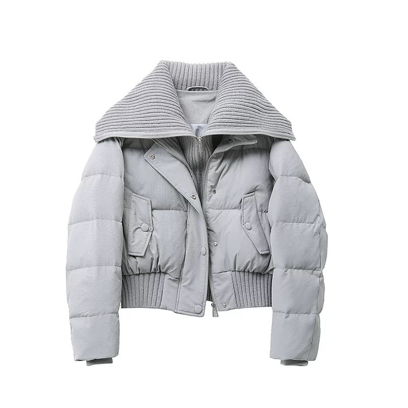 Women's Quilted Jacket | Loose Fit Warm Comfort