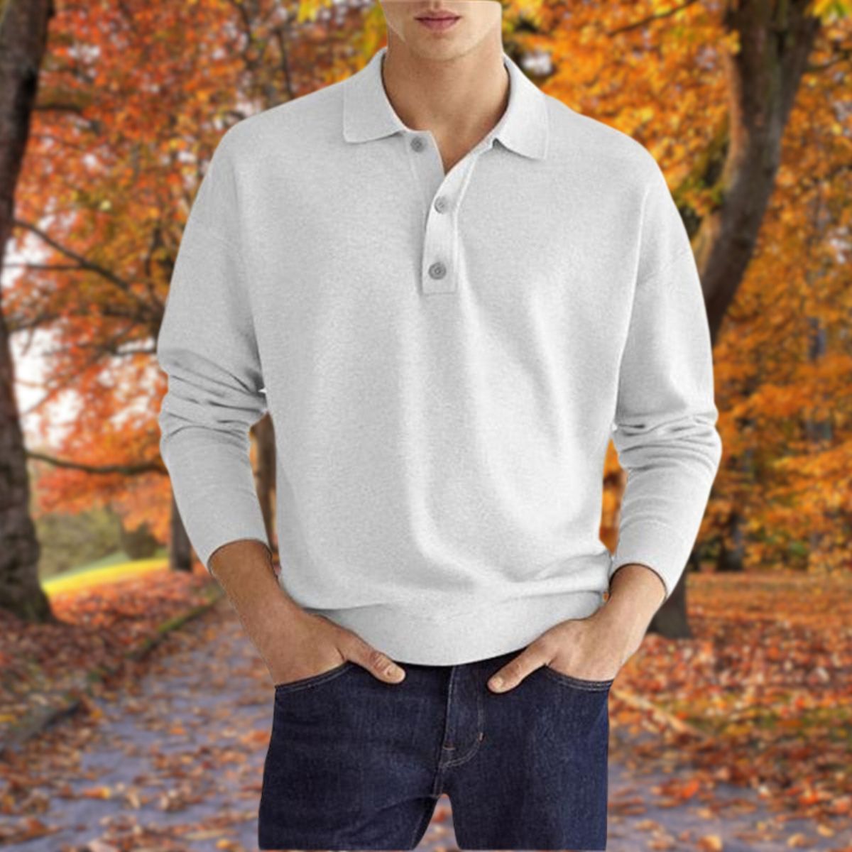 Swen™ Stylish Polo Sweater