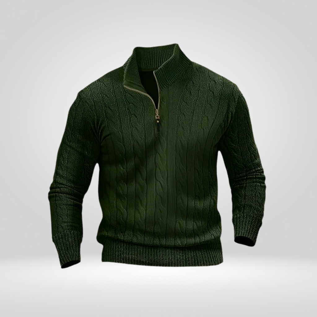 Men's Sweater – Comfortable Basic Sweater with Minimalist Design