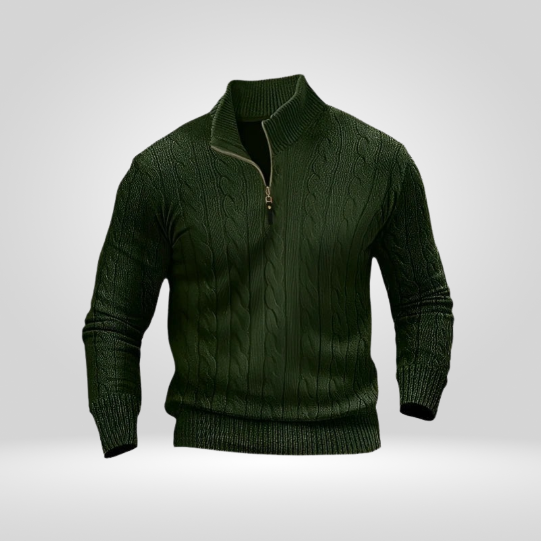 Men's Sweater – Comfortable Basic Sweater with Minimalist Design