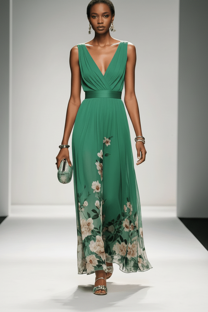 Romantic Floral Maxi Dress
