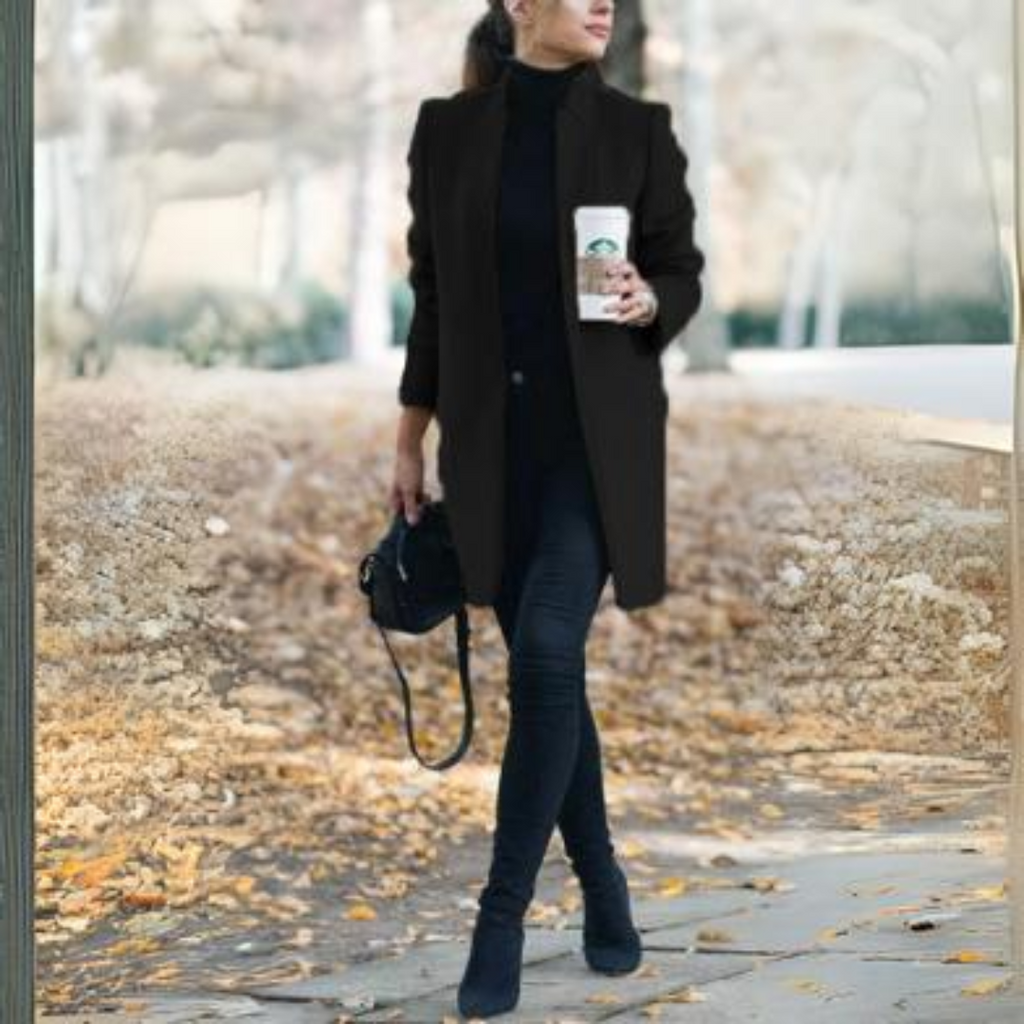 Women's Winter Coat with High Collar | Stylish and Warm