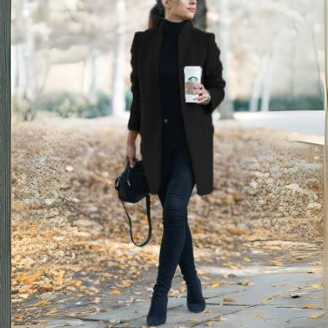 Women's Winter Coat with High Collar | Stylish and Warm