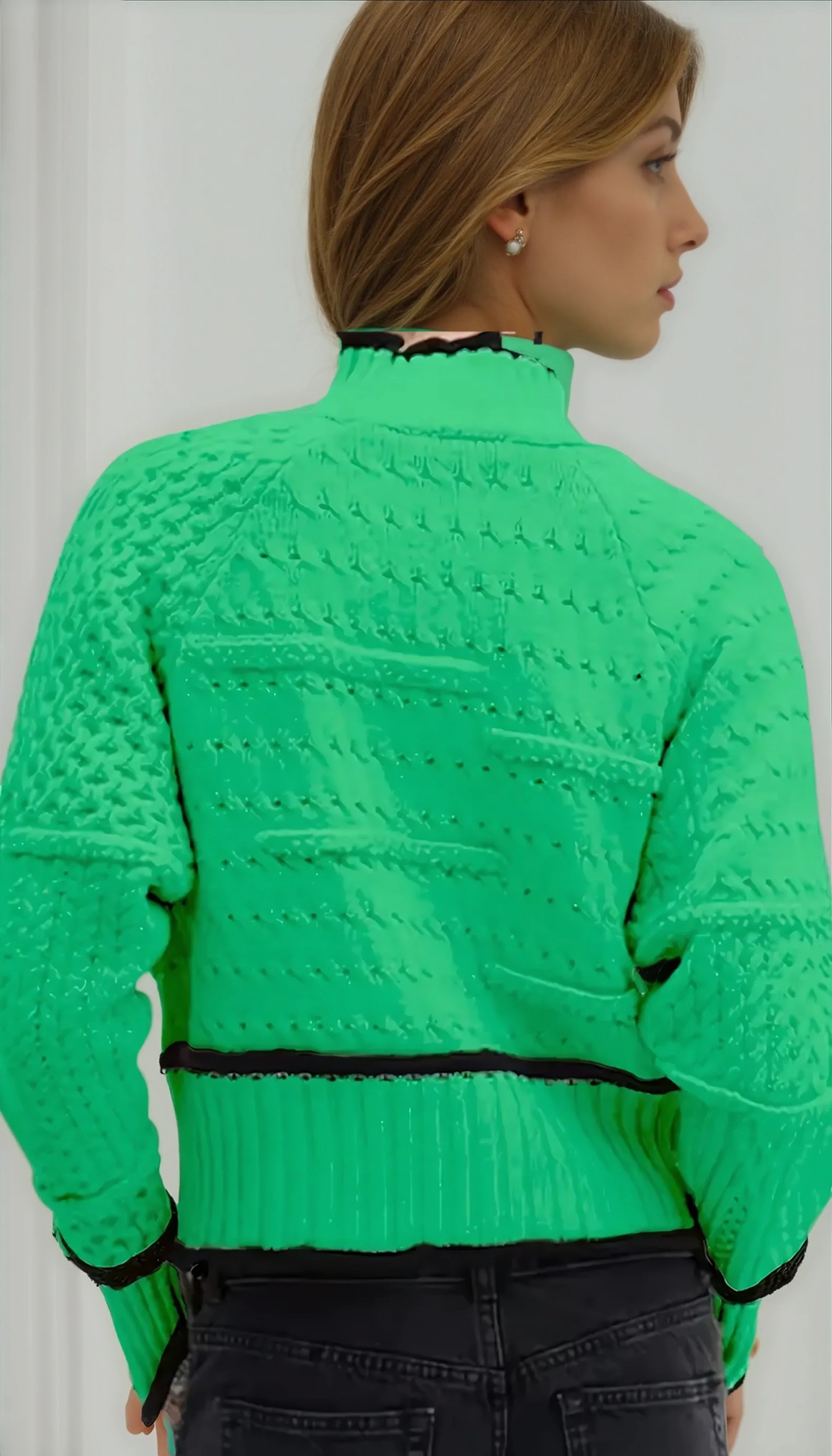 Anaïs™ Trendy Knitted Sweater