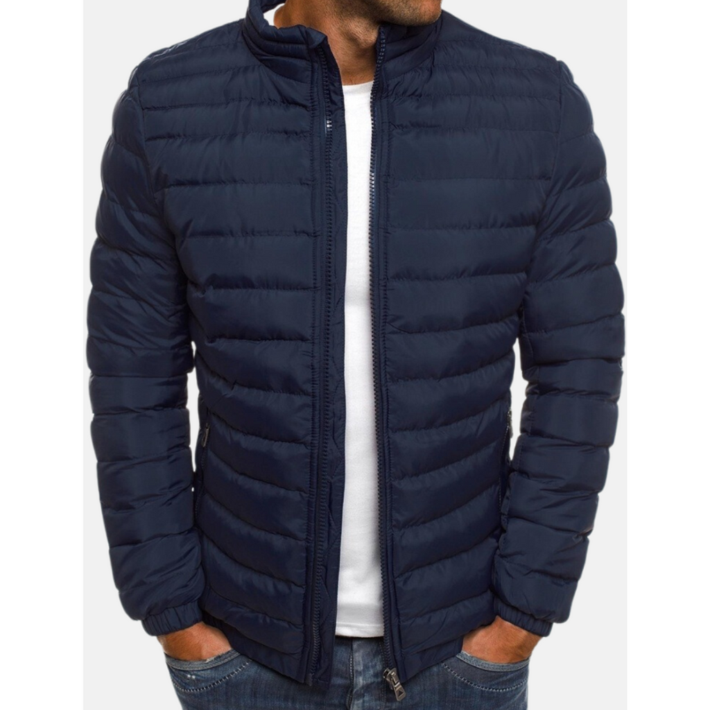 Insulated Winter Jacket with Pockets for Men | Cold Weather Outerwear