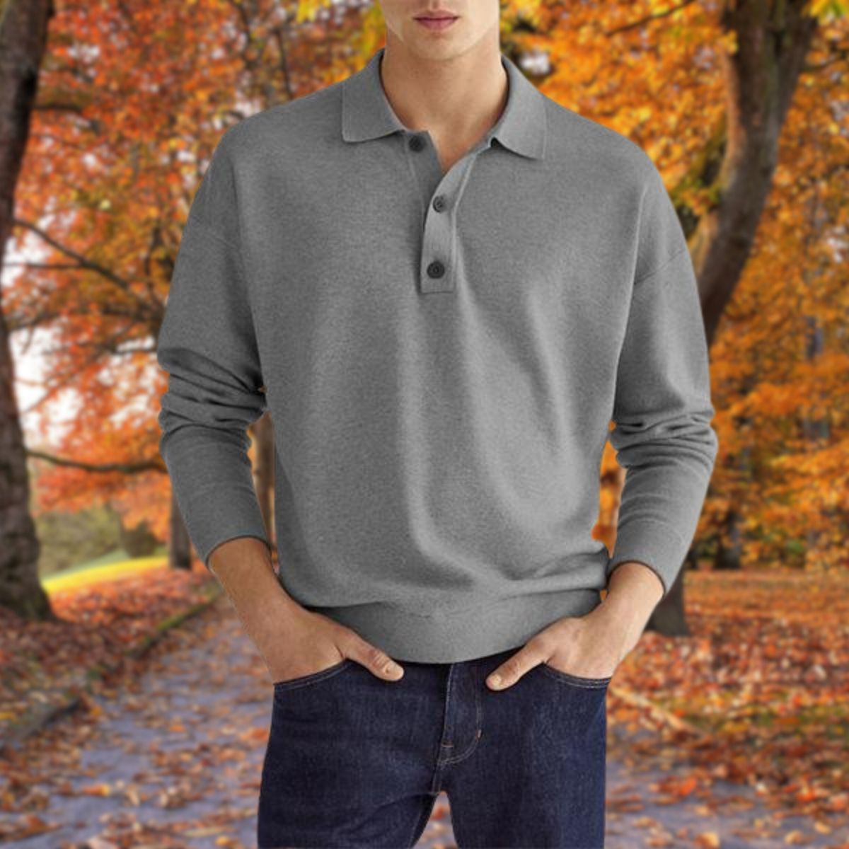 Swen™ Stylish Polo Sweater