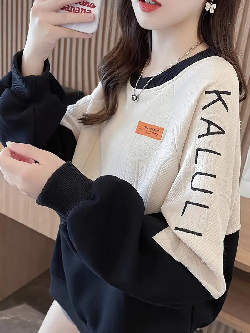 Evelien™ Fashionable Colorblock Sweater for Women