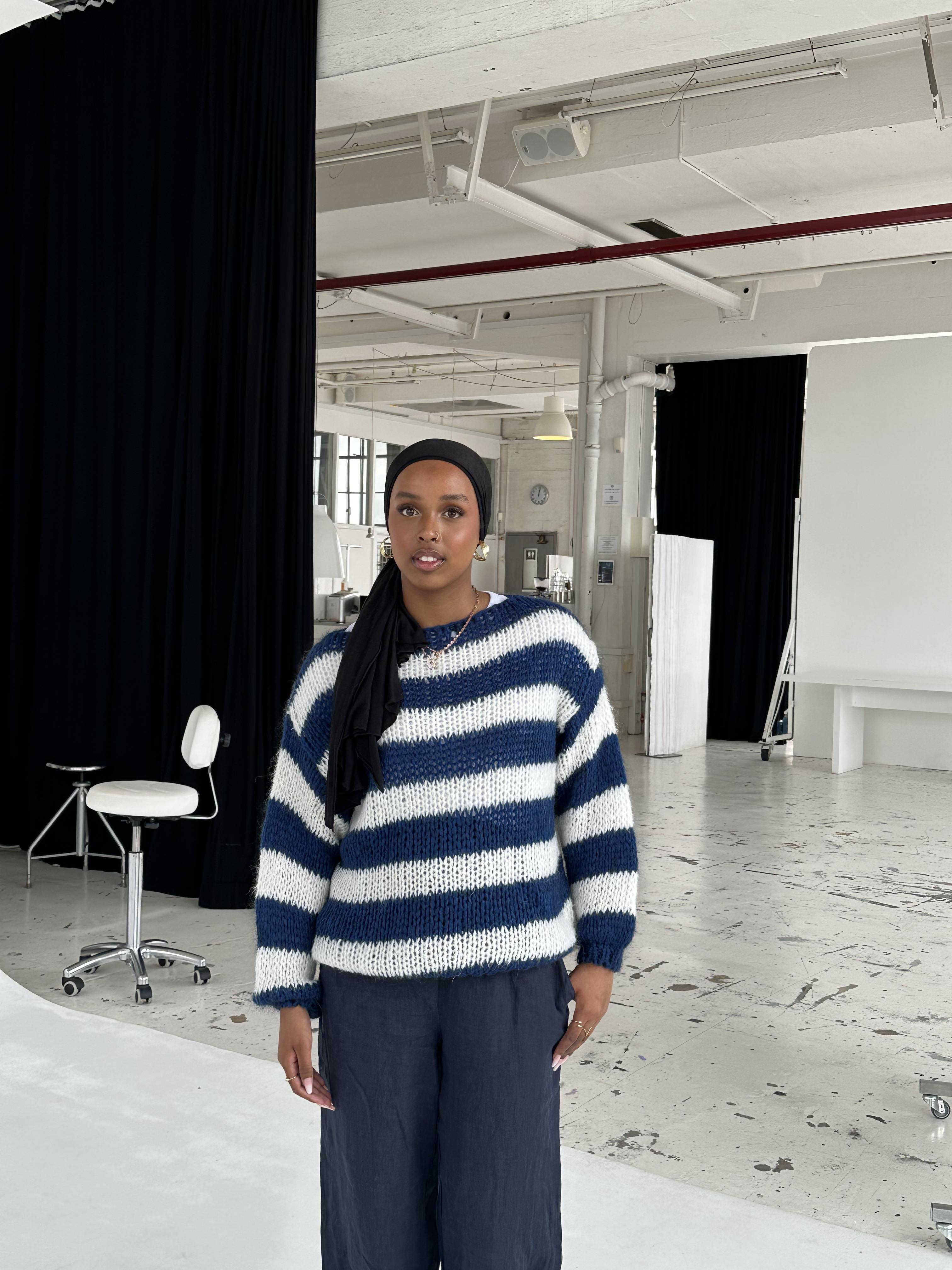 Livia | Knitted Sweater with Stripes