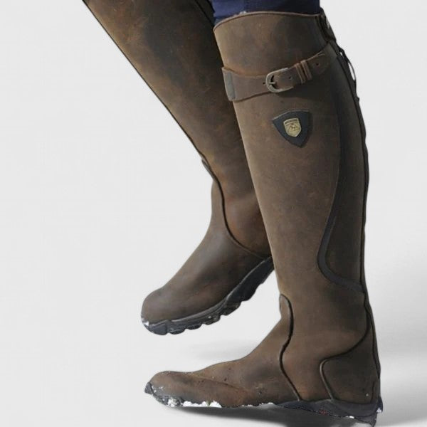 Orthopedic Tall Buckle Boots with Joint Support and Non Slip Sole for Women