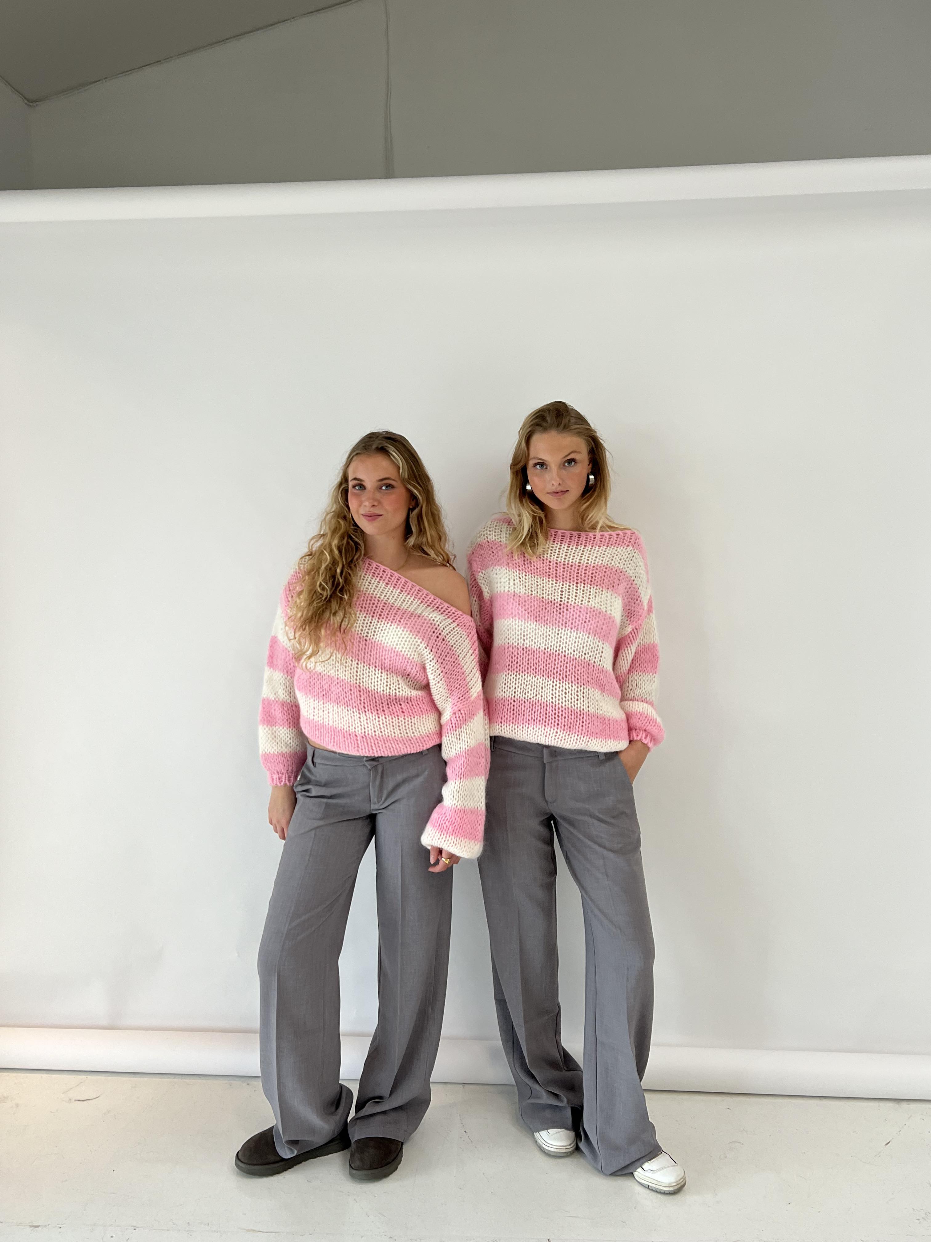 Livia | Knitted Sweater with Stripes