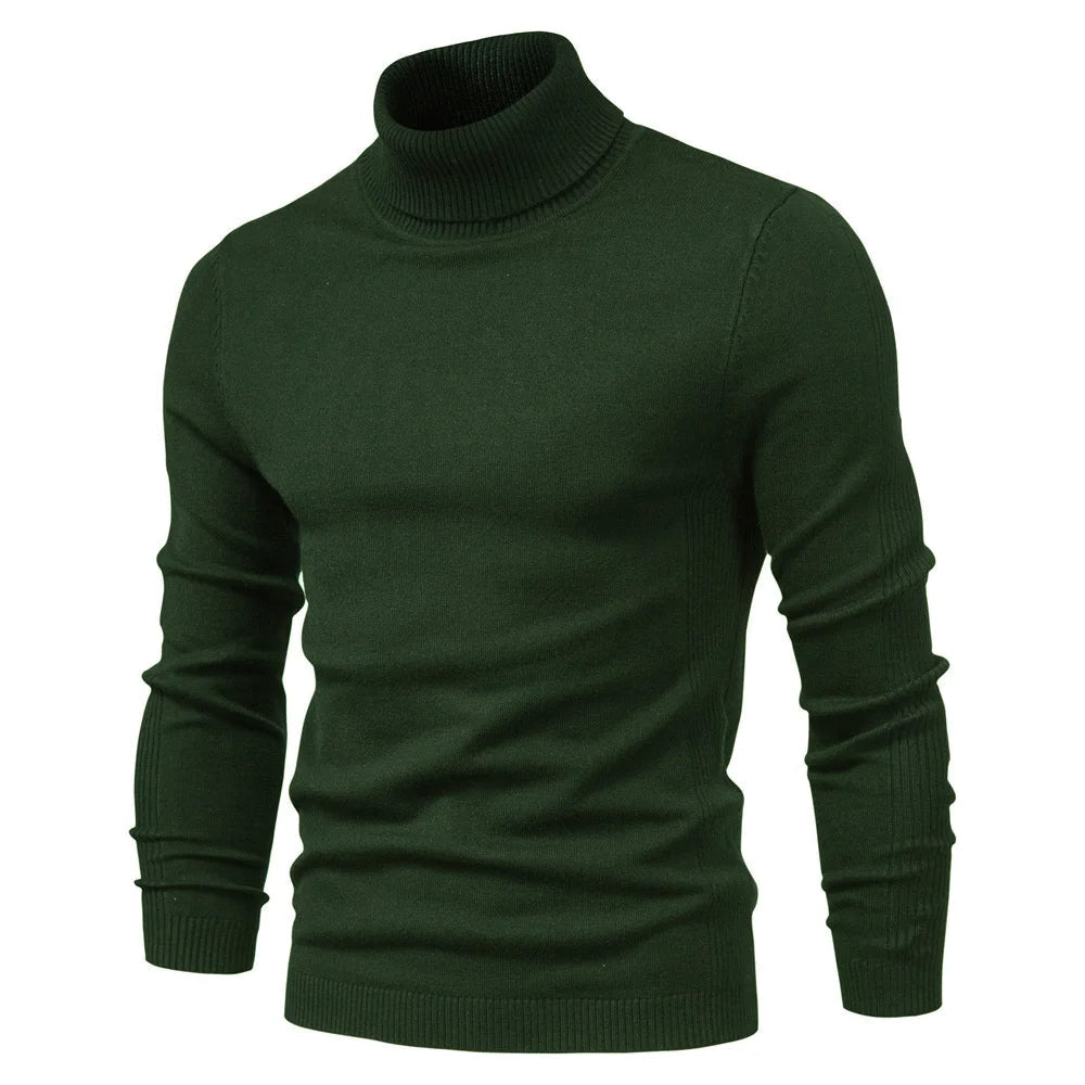 Men's Turtleneck Sweater with Slim Fit
