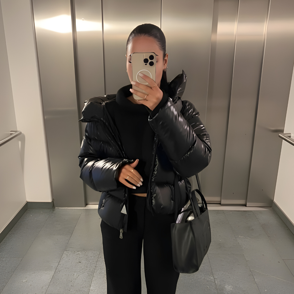 Women's Quilted Jacket | Warm Hooded Cut