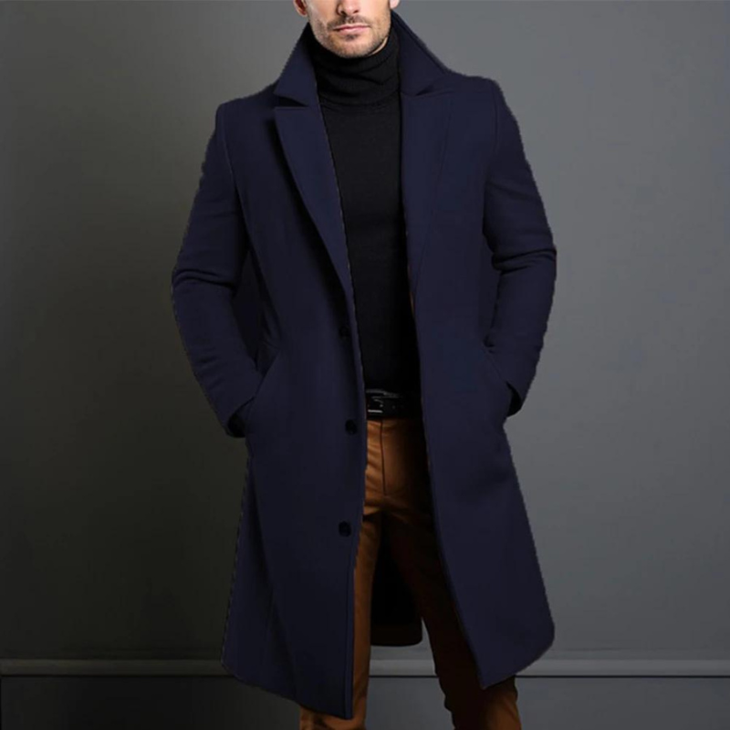 Men's Long Coat | Winter Warm Elegant Style
