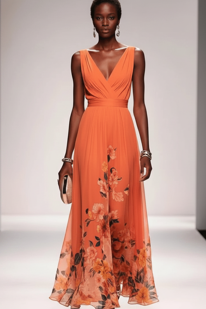 Romantic Floral Maxi Dress