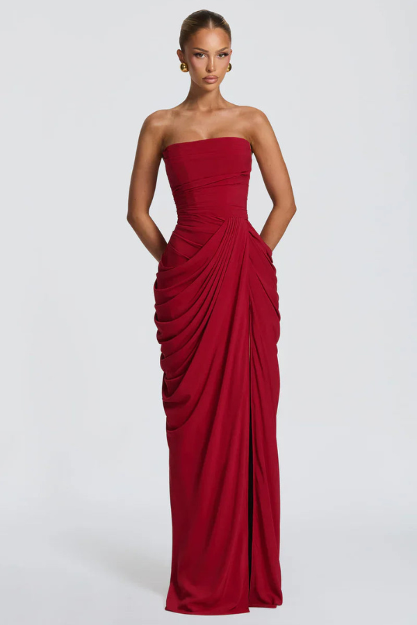 Flowing Maxi Occasion Dress for Women