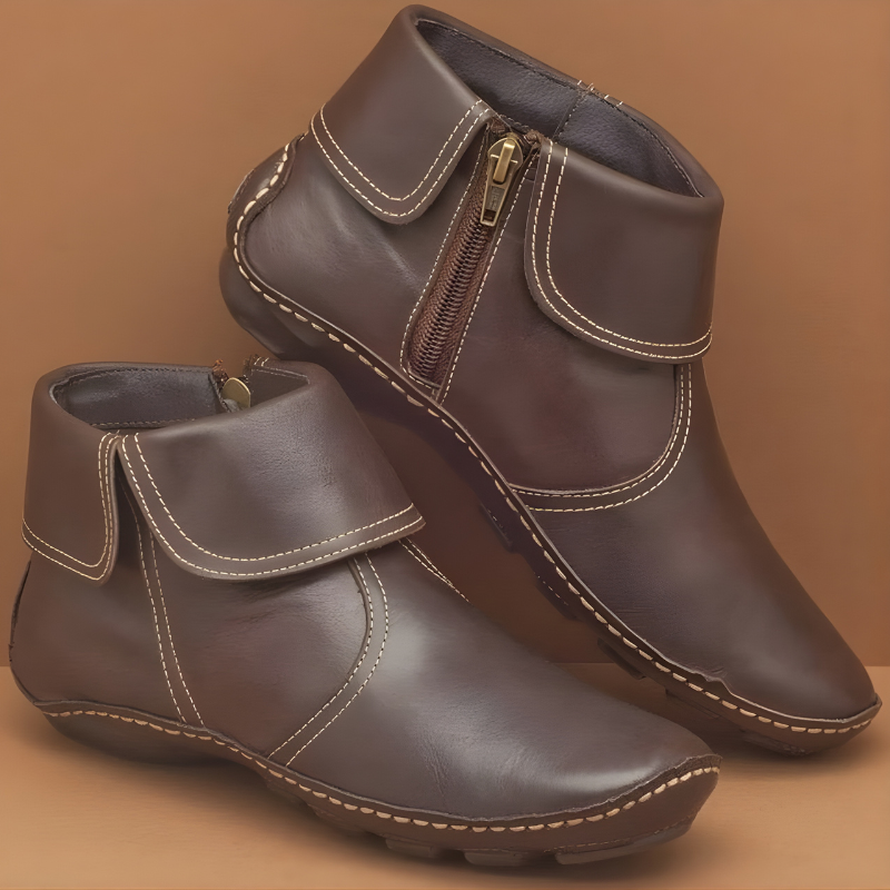 Waterproof Orthopedic Boots with Arch Support and Slip Resistant Sole for Women