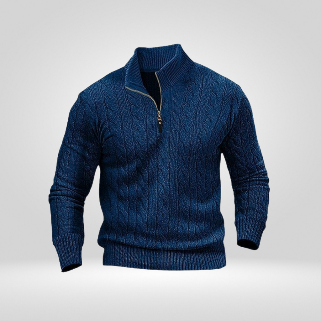 Men's Sweater – Comfortable Basic Sweater with Minimalist Design