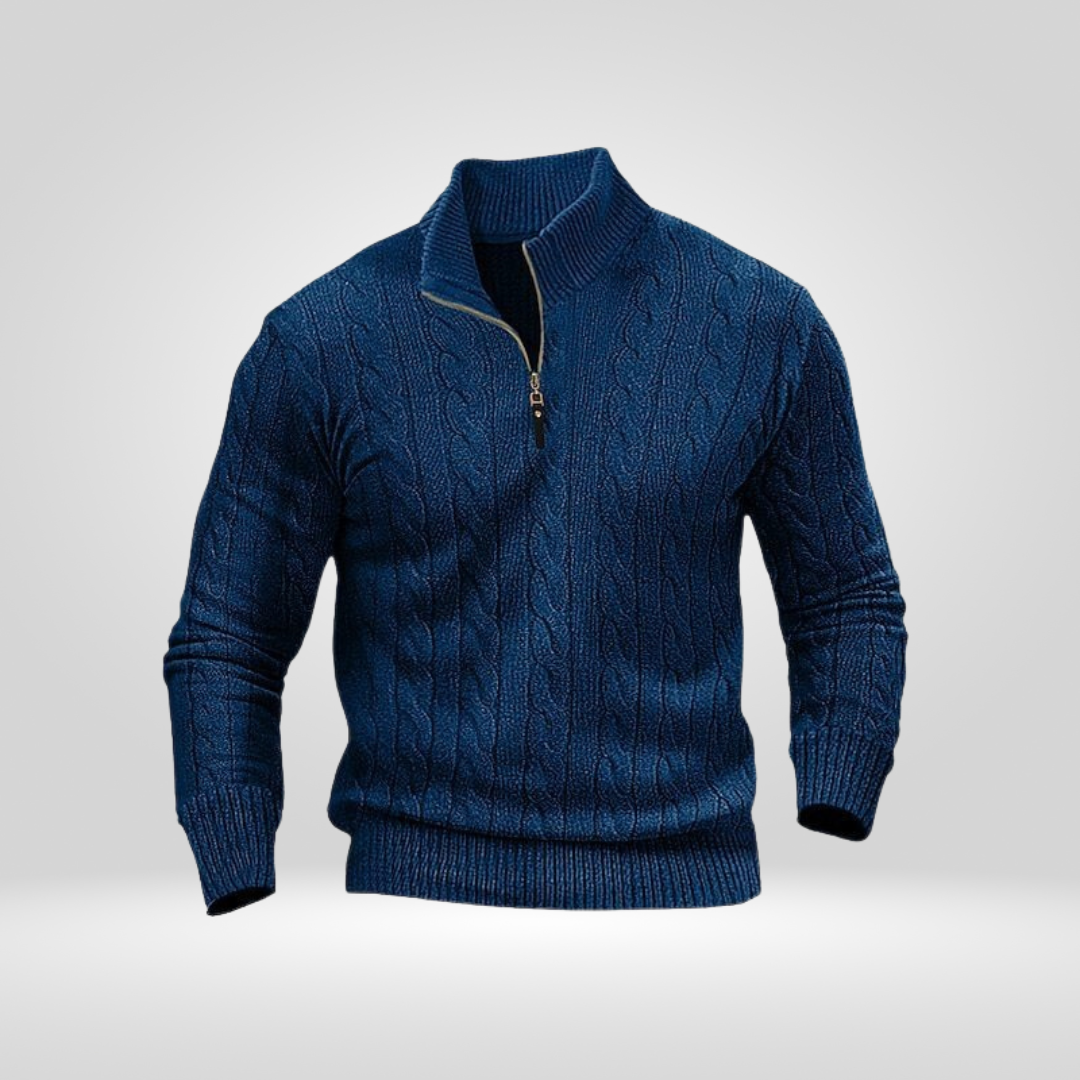 Men's Sweater – Comfortable Basic Sweater with Minimalist Design