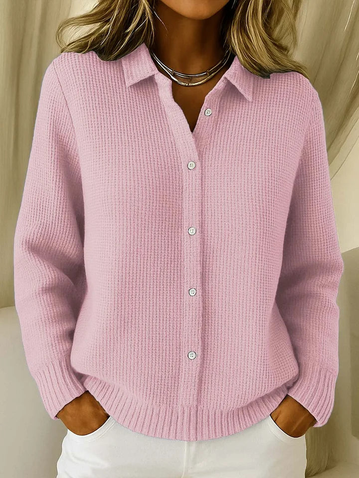 Knit Longline Button Front Cardigan Sweater for Women | Relaxed Fit Layering