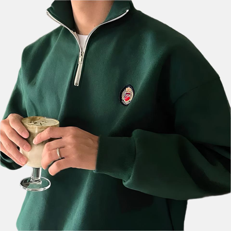 Casual™ Half-Zip Men's Sweater | Sporty and Comfortable | Perfect for Every Day