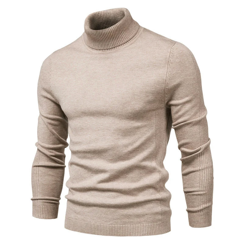 Men's Turtleneck Sweater with Slim Fit