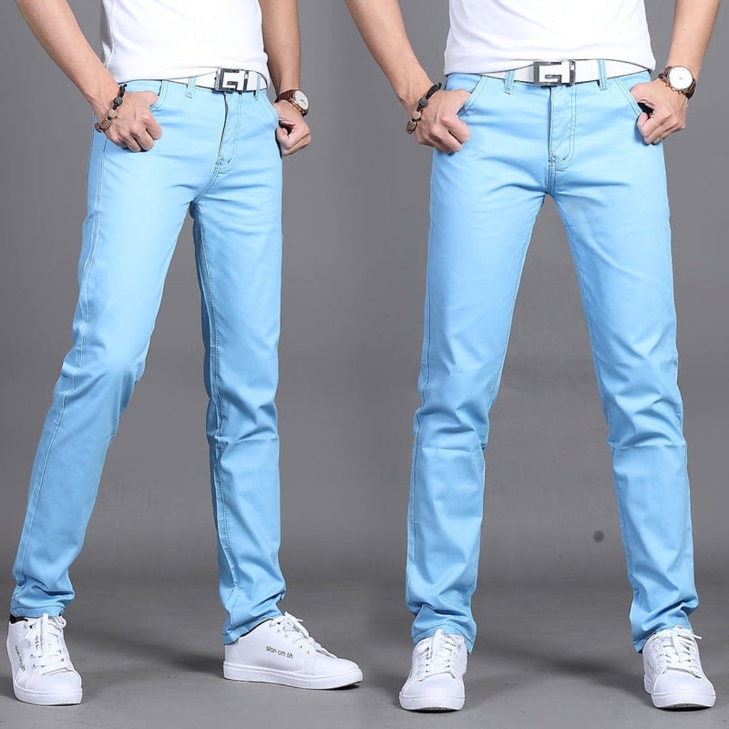 Slim Fit Straight Leg Dress Pants for Men | Formal Business Office Wear