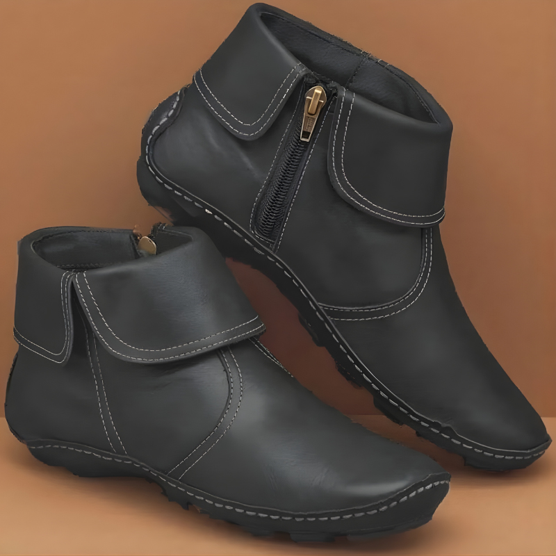 Waterproof Orthopedic Boots with Arch Support and Slip Resistant Sole for Women
